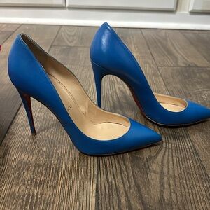 Christian Louboutin Pigalle Follies 100 (Gorgeous Blue)